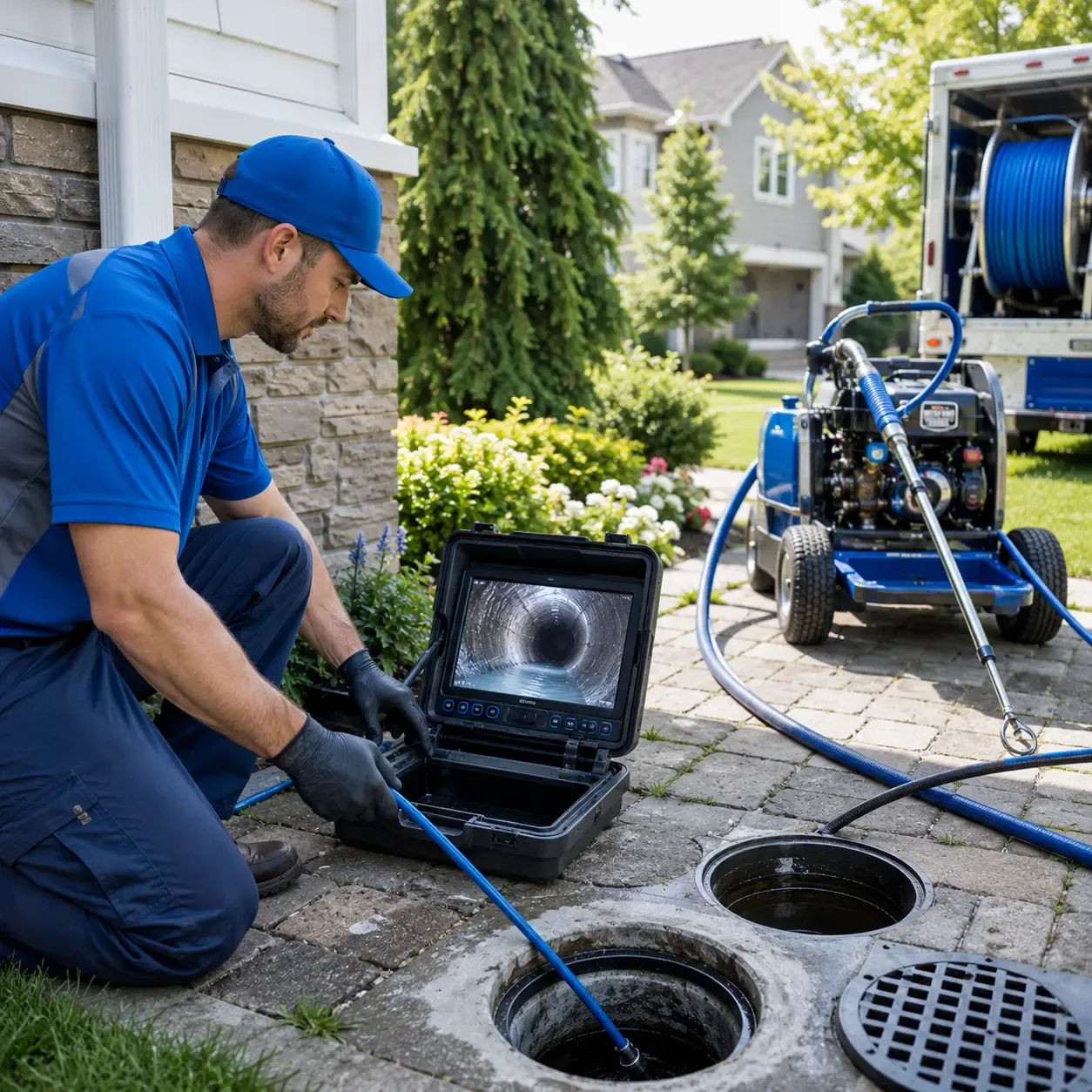 Outdoor drain cleaning professionals serving Weyers Cave, VA